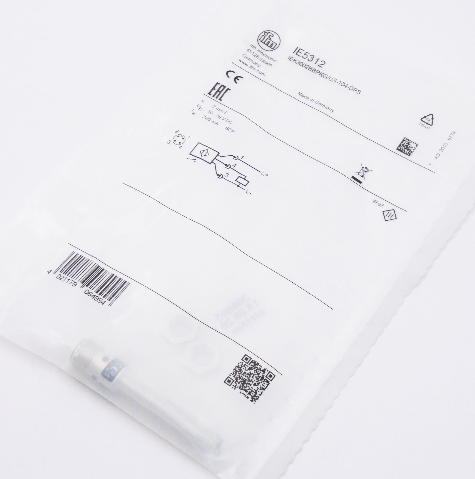 IE5312 IEK3002BBPKG/US-104-DPS