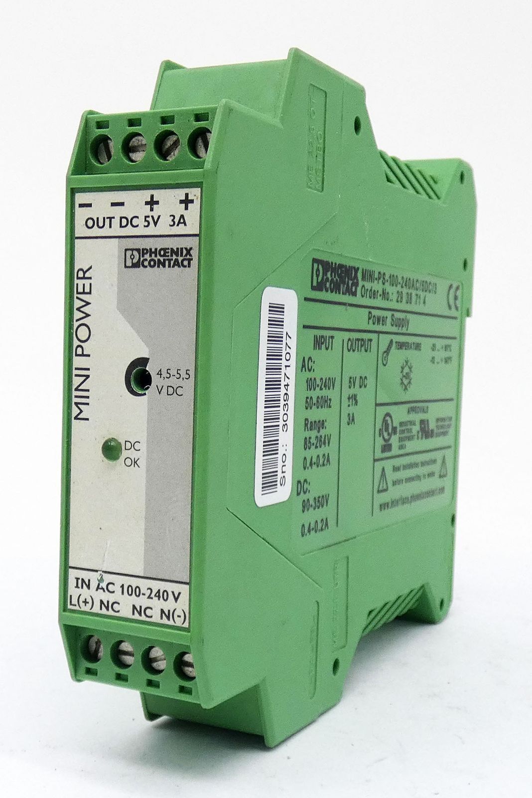MINI-PS-100-240AC/5DC/3 2938714