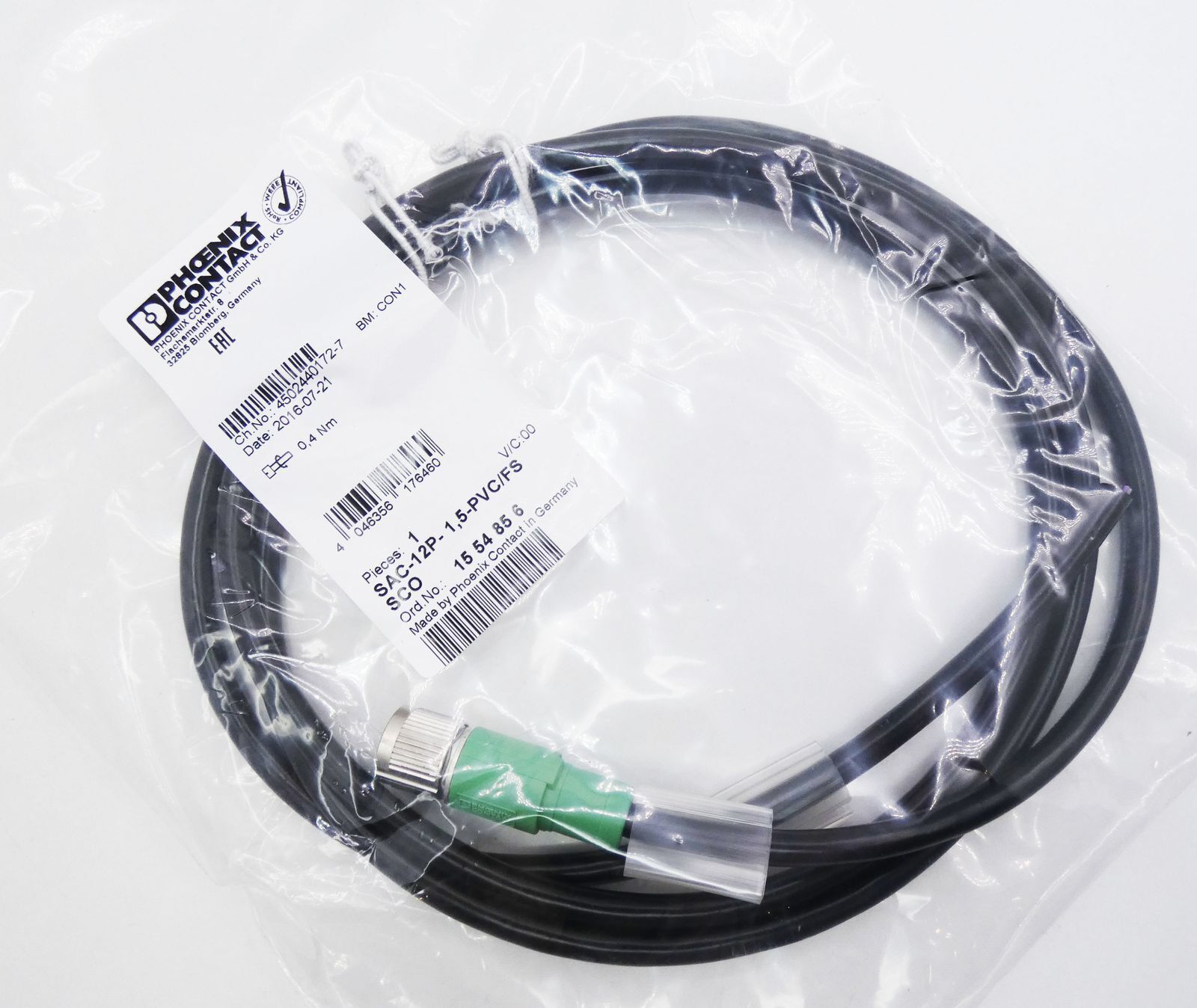 SAC-12P-1,5-PVC/FS SCO