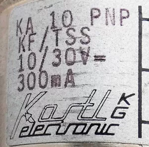 KARTL ELECTRONIC KA 10PNP, KF/TSS