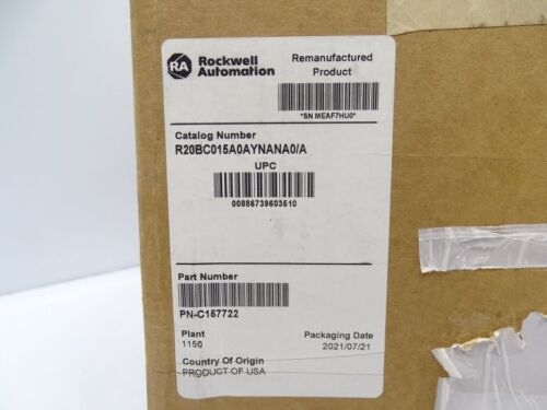 ALLEN BRADLEY 20BC015A0AYNANA0 SER A