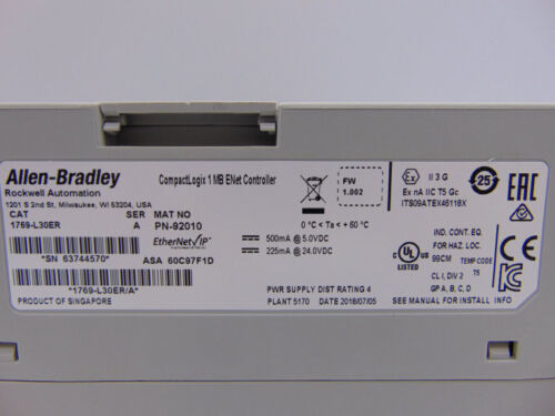 ALLEN BRADLEY 1769-L30ER