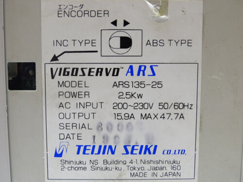 TEIJIN SEIKI ARS135-25