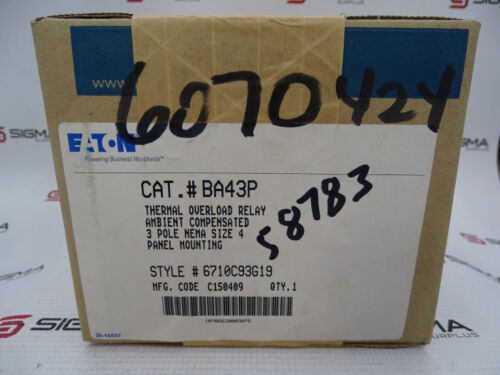 EATON CORPORATION BA43P