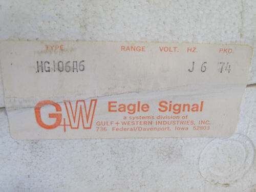 EAGLE SIGNAL HG106A6