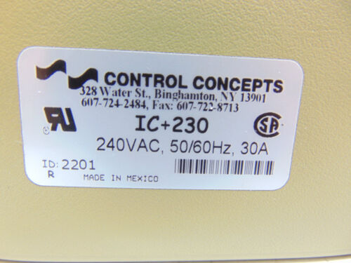 CONTROL CONCEPTS IC-230