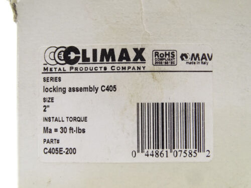 CLIMAX METAL PRODUCTS CO C405E-200