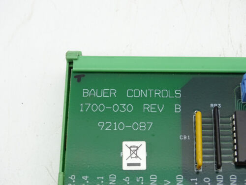 BAUER CONTROLS 9210-087