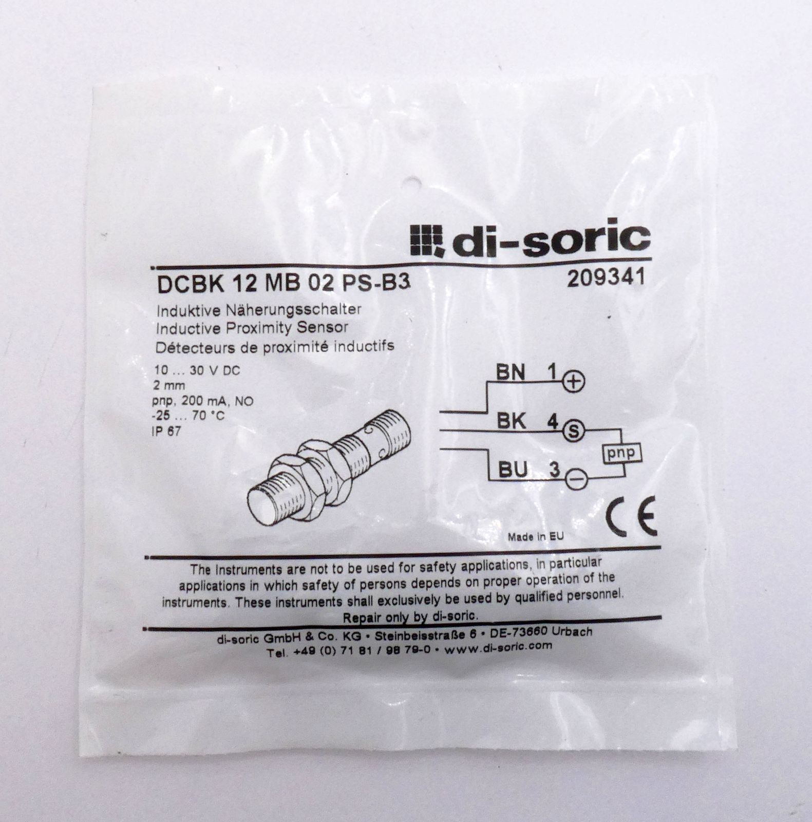 DI-SORIC DCBK 12 MB 02 PS-B3