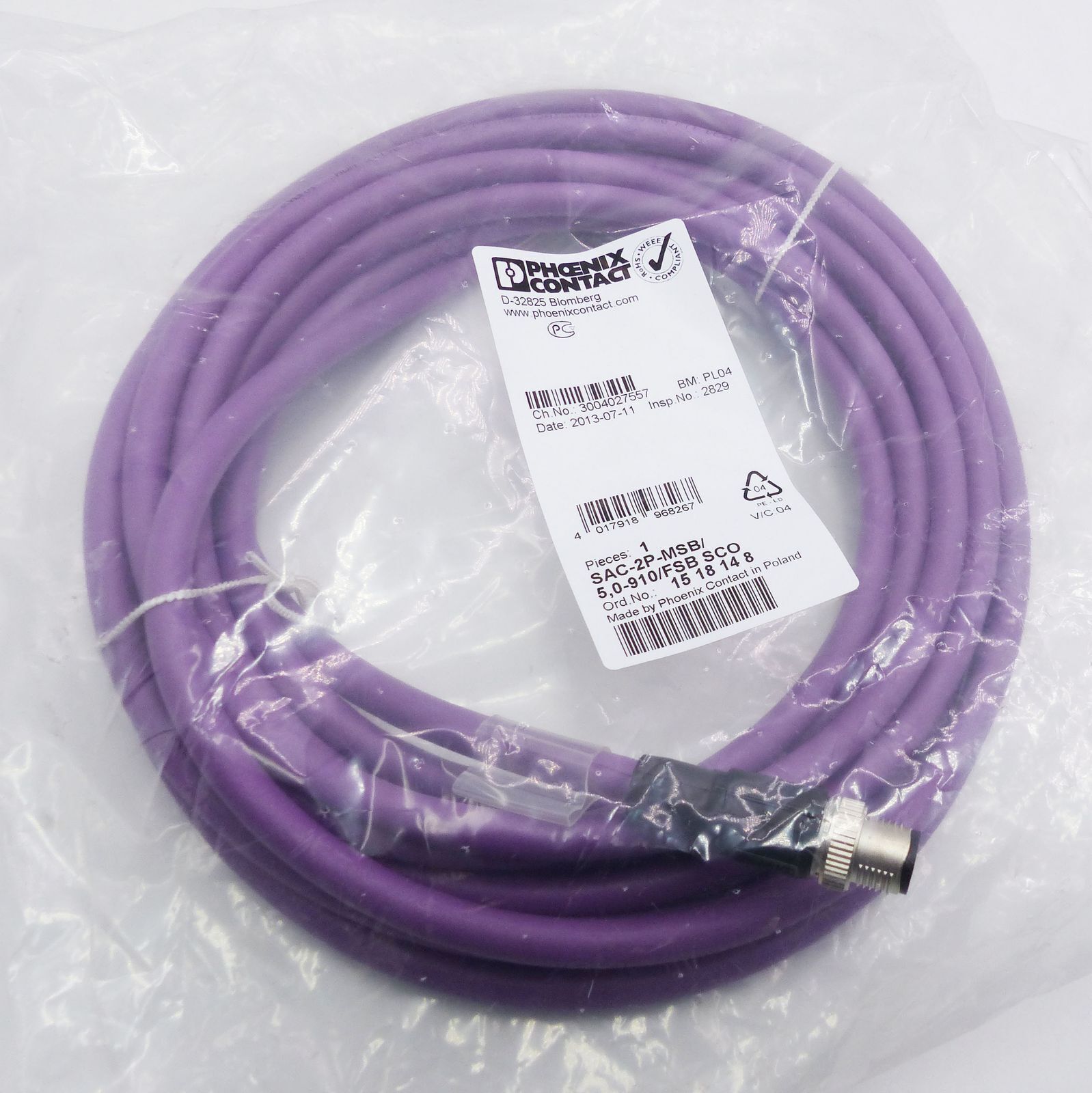 SAC-2P-MSB/5,0-910/FSB SCO