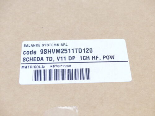 BALANCE SYSTEMS SRL D120