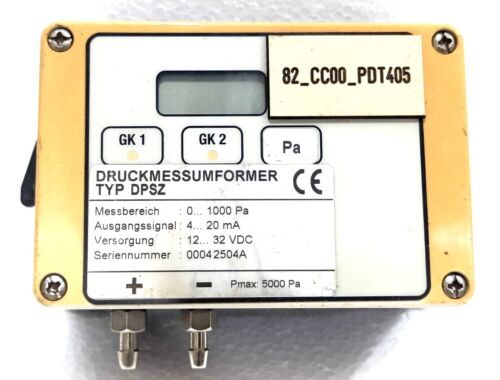 DRUCKMESSUMFORMER TYP DPSZ