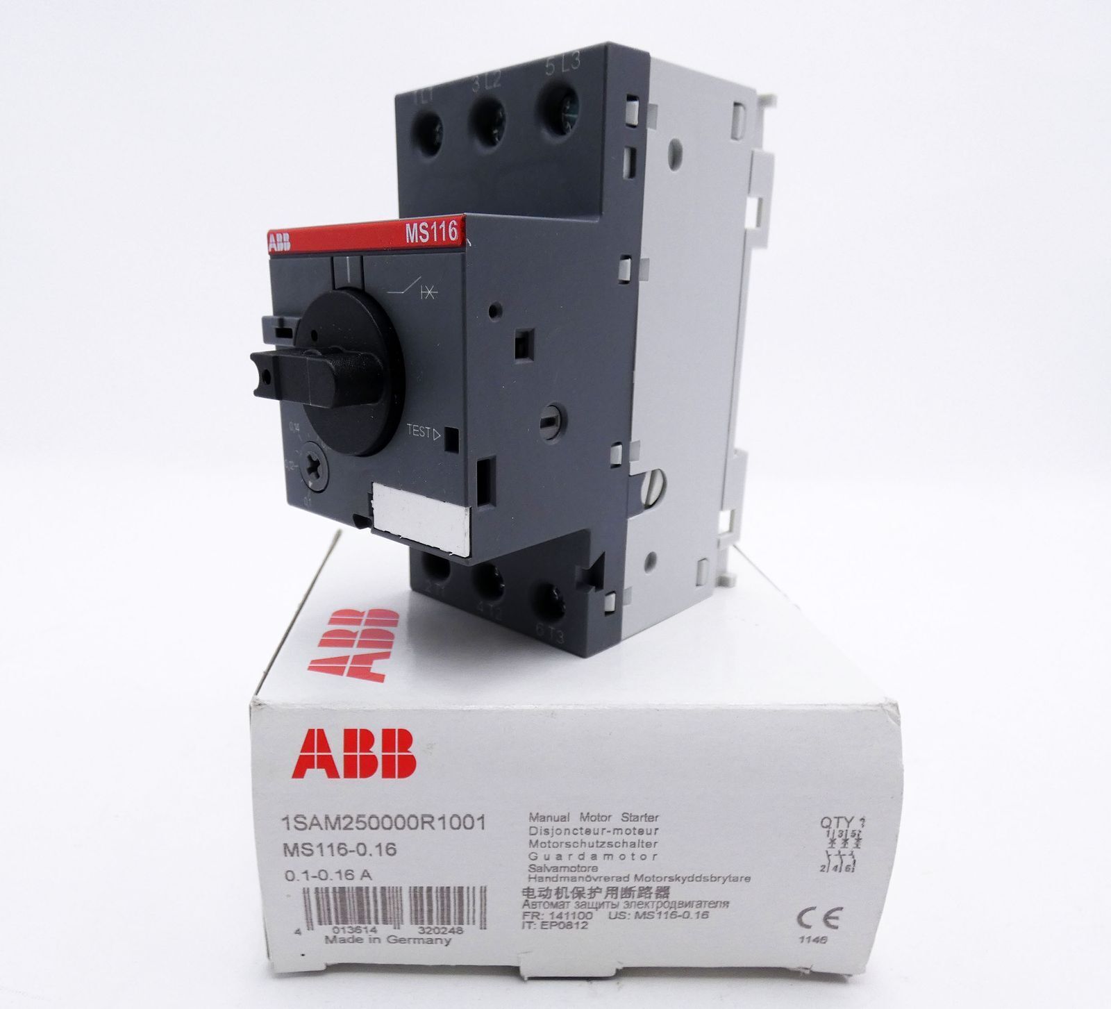 ABB MS116-0,16 1SAM250000R1001