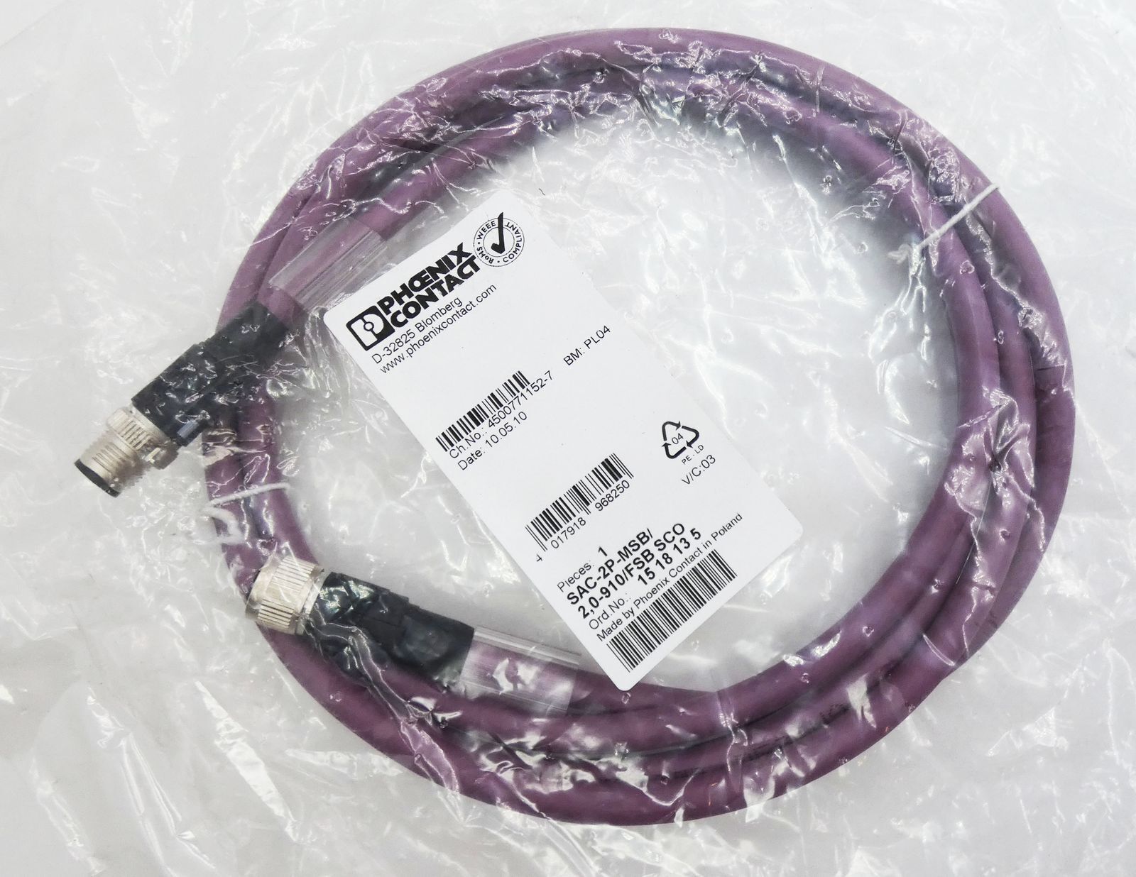 SAC-2P-MSB/2,0-910/FSB SCO