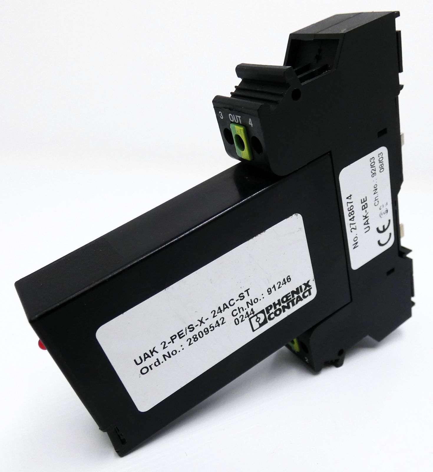 UAK 2-PE/S--X-24AC-ST, UAK-BE