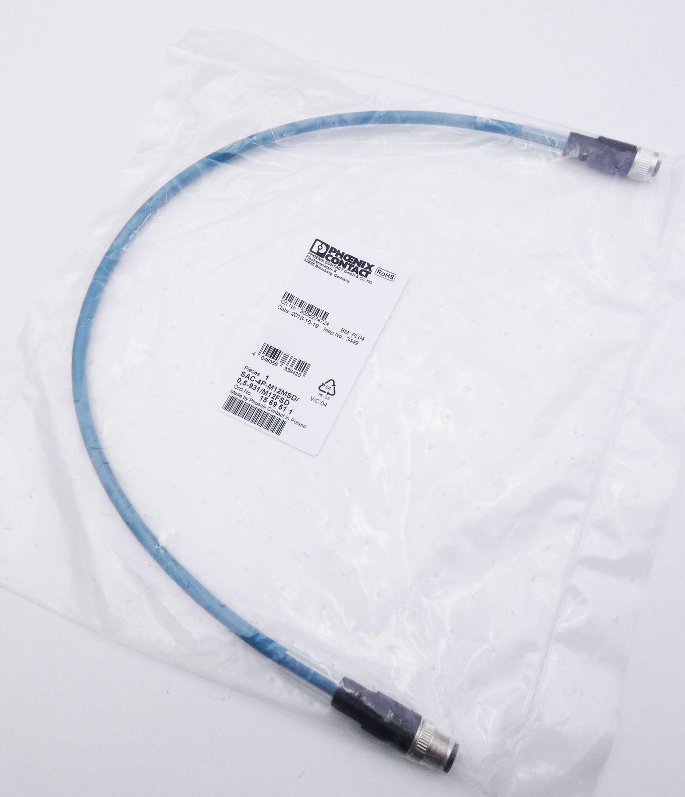 SAC-4P-M12MSD/ 0,5-931/M12FSD