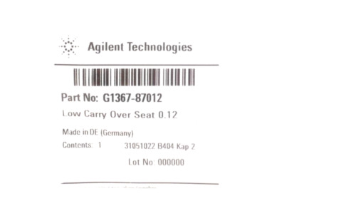 AGILENT G1367-87012