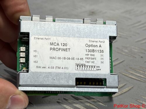 MCA 120 PROFINET Option A 130B1135 ver 4.03 (TM 4.01)